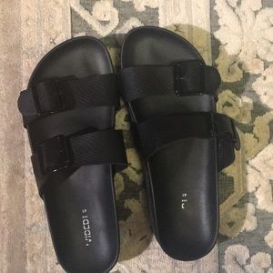 H&M black sandals , size 41